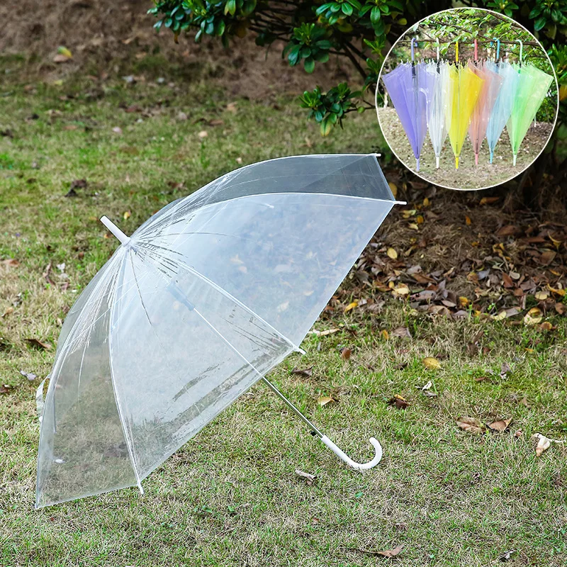 1pc 8-Ribs Sturdy Clear See-Th - Golf Umbrella Large review and price