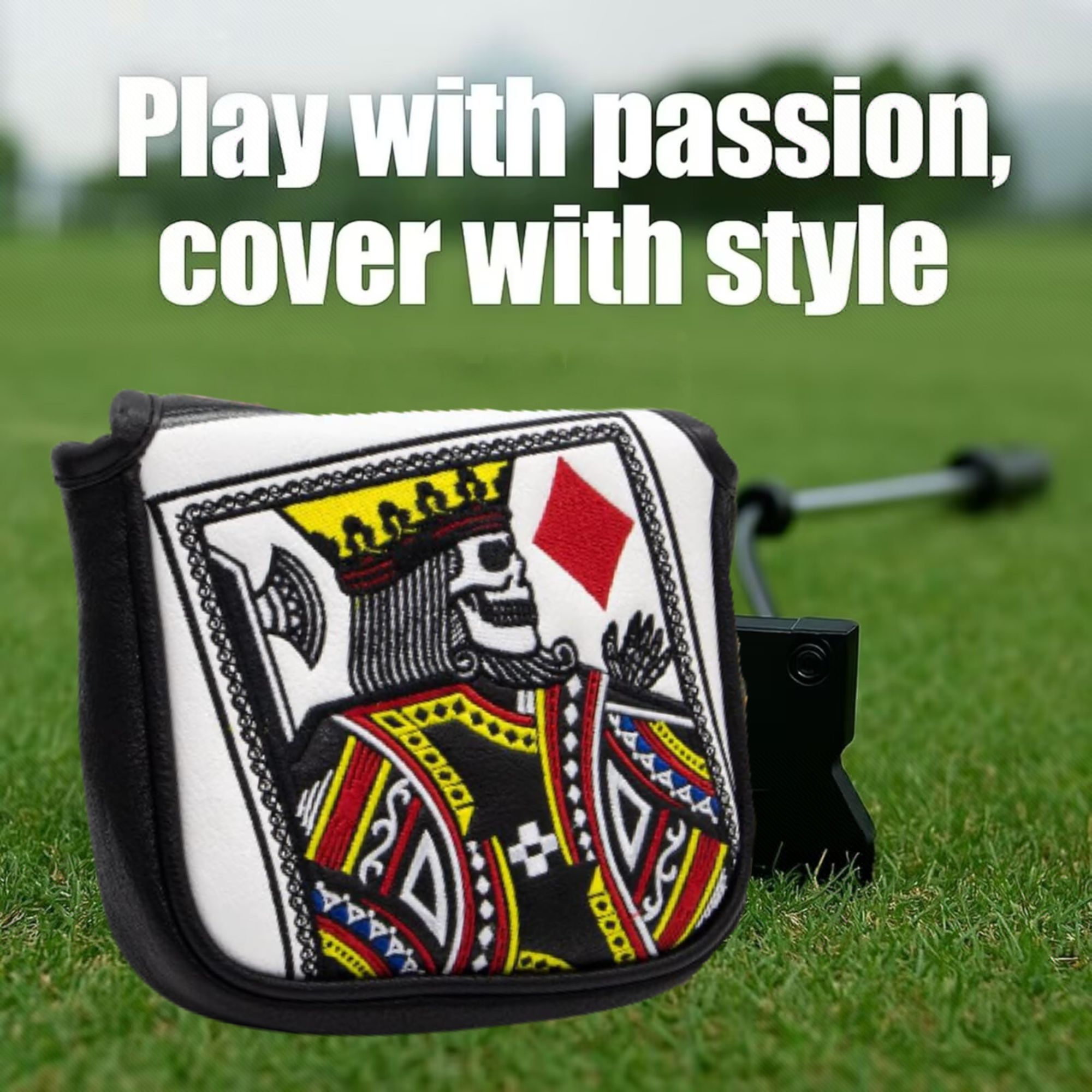 King Of Hearts Embroidered Mal - Golf Putter review and price