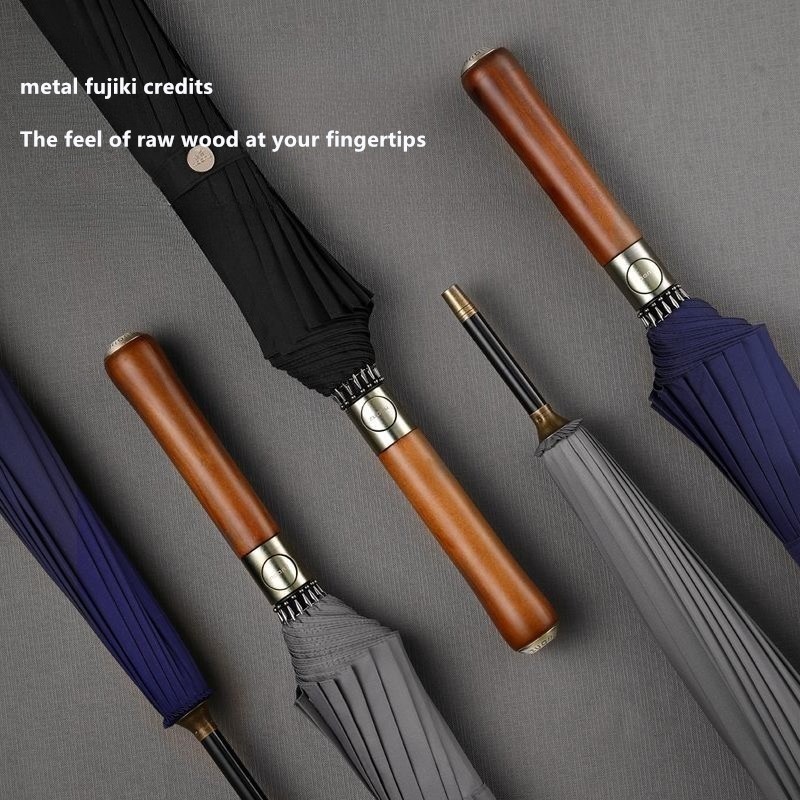 Automatic Wooden Handle Umbrel - Golf Umbrella review and price