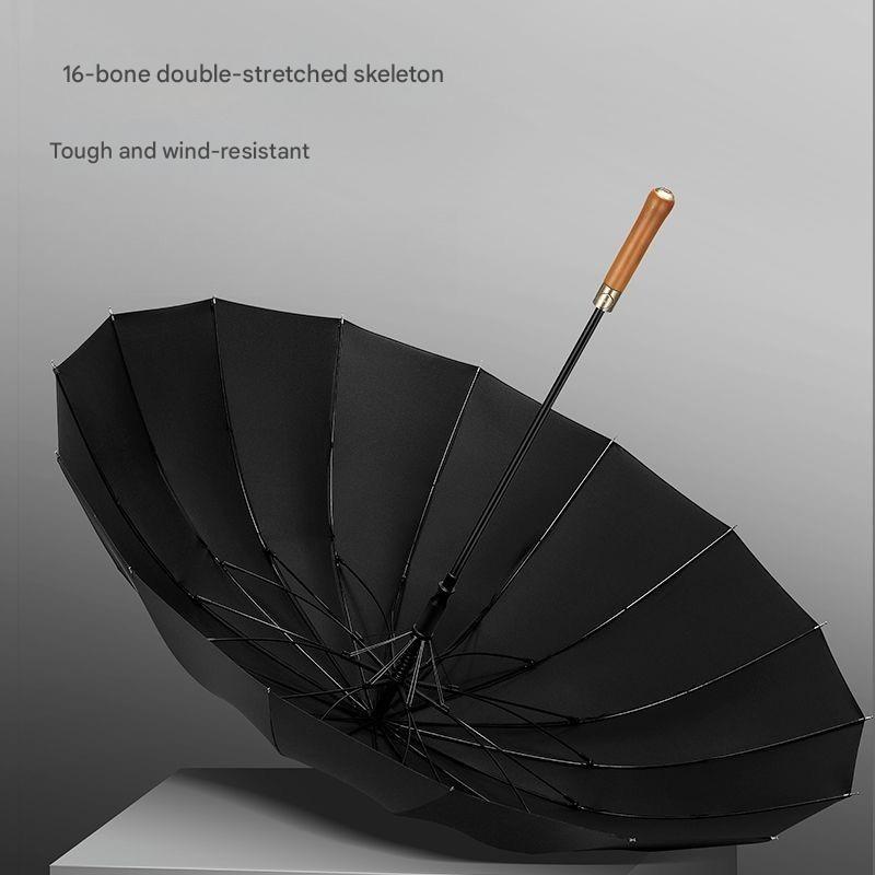 Automatic Wooden Handle Umbrel - Golf Umbrella review and price