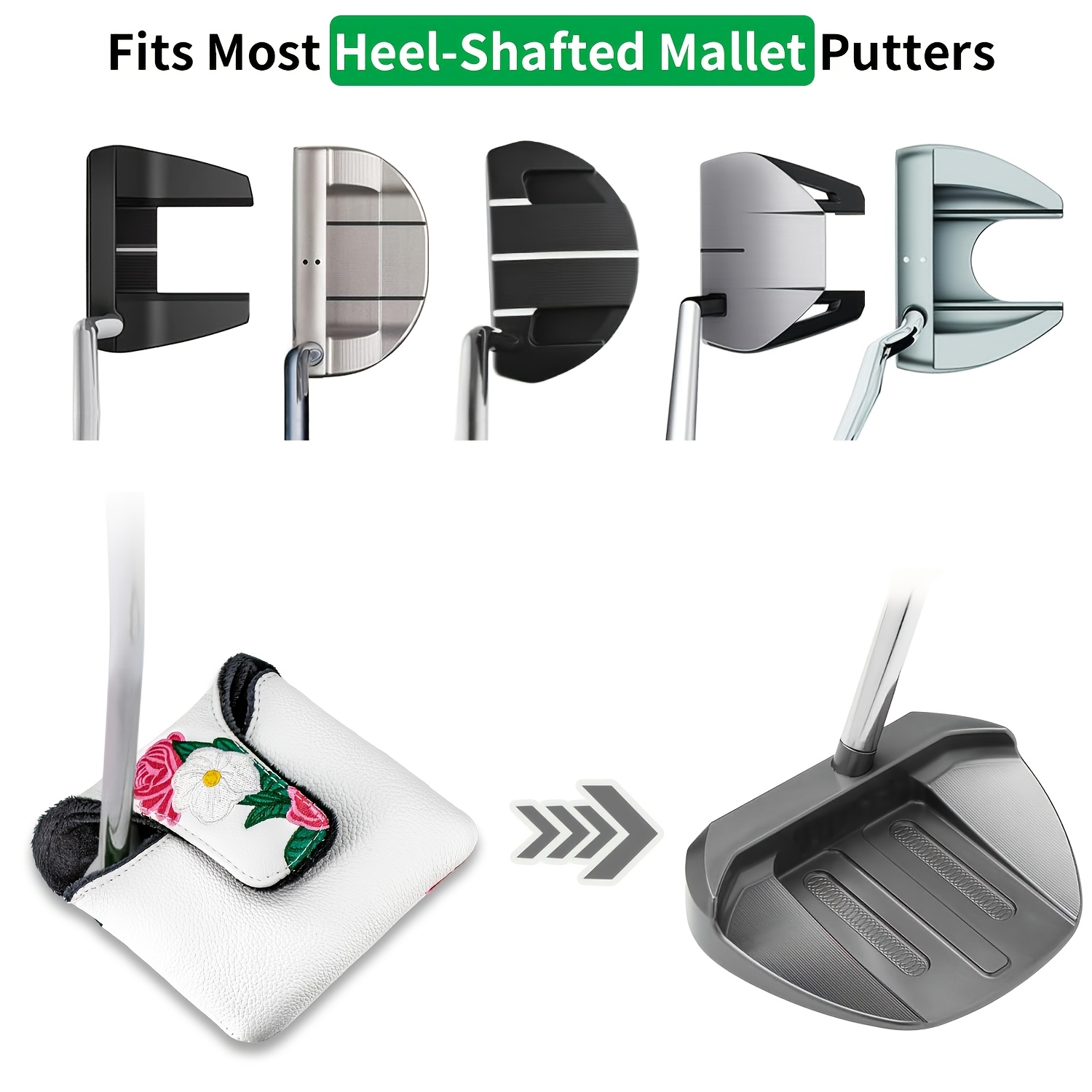 1pc Magnetic PU Golf Putter Co - Golf Tees review and price