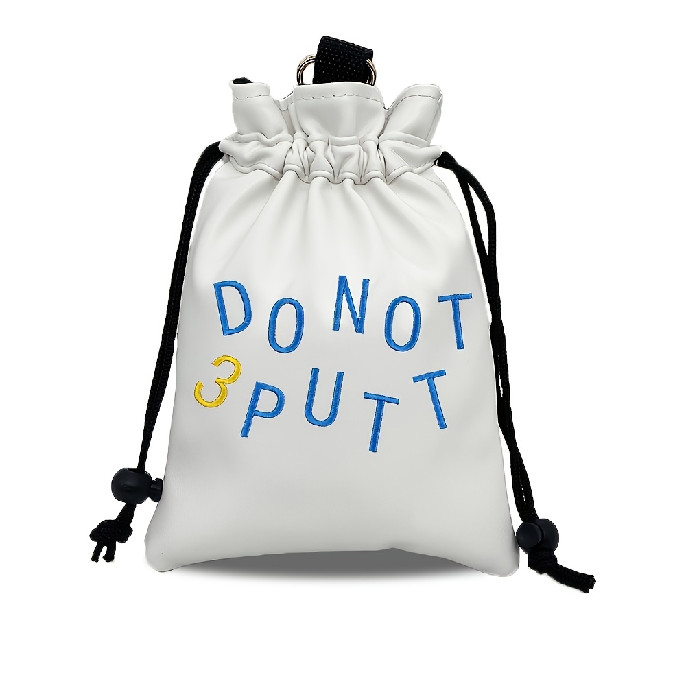 1pc Golf Ball Bag, PU Material - Golf Bag review and price