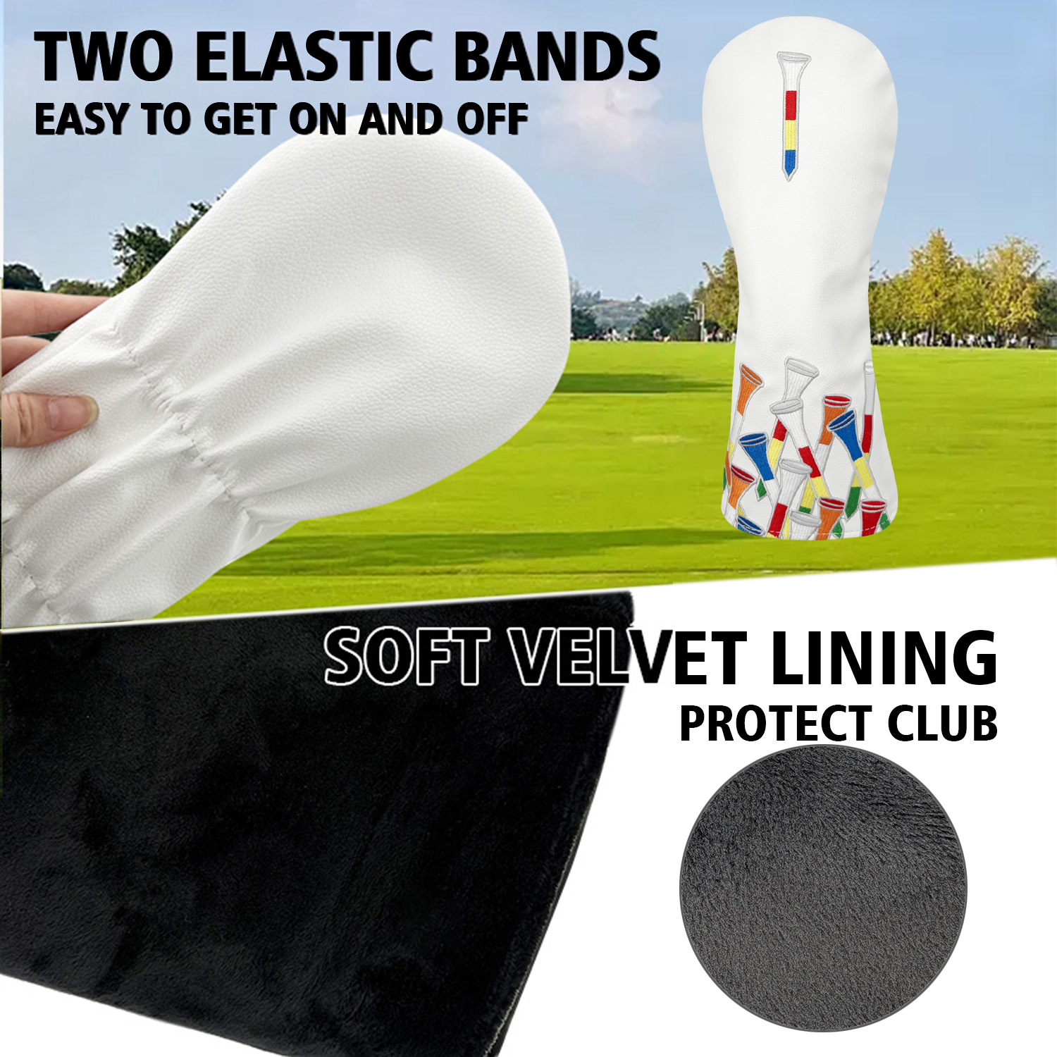 Golf Tee Alphabet Embroidery G - Golf Driver review and price
