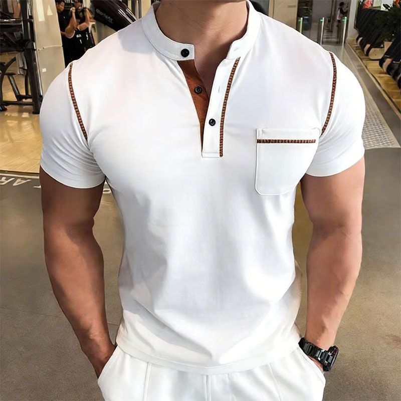 New Summer Men's Henry Collar  - Golf Tees review and price